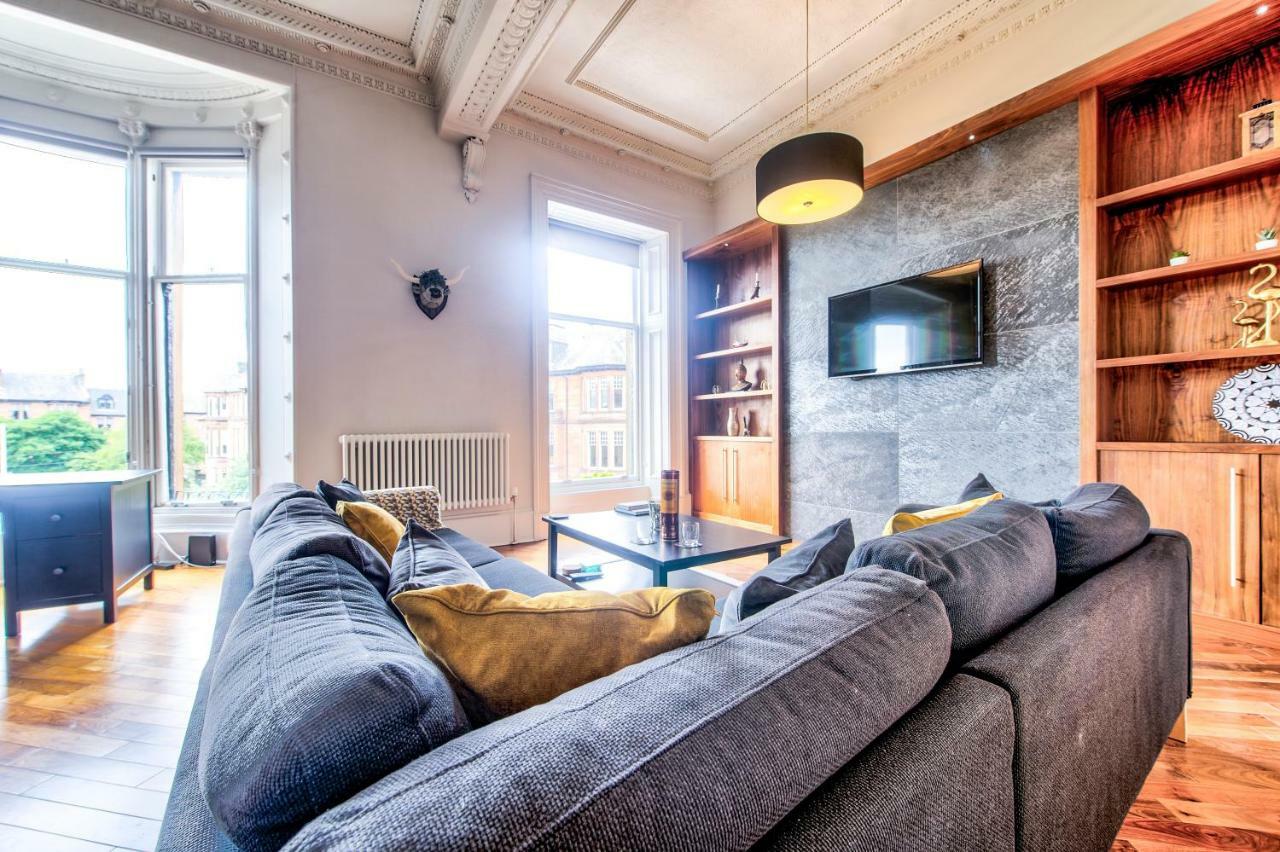32 Victoria Crescent Road Lägenhet Glasgow Exteriör bild